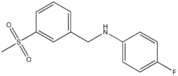 (4-fluorophenyl)[3-(methylsulfonyl)phenyl]methylamine 구조식 이미지