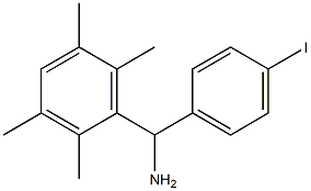 (4-iodophenyl)(2,3,5,6-tetramethylphenyl)methanamine 구조식 이미지