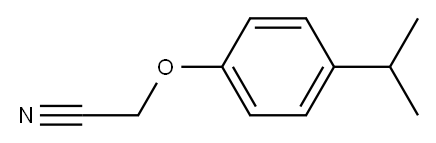 (4-isopropylphenoxy)acetonitrile Structure