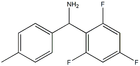 (4-methylphenyl)(2,4,6-trifluorophenyl)methanamine 구조식 이미지