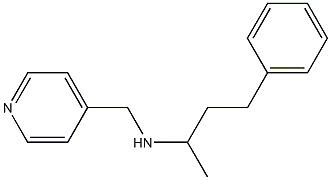 (4-phenylbutan-2-yl)(pyridin-4-ylmethyl)amine Structure