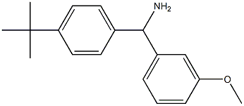 (4-tert-butylphenyl)(3-methoxyphenyl)methanamine Structure