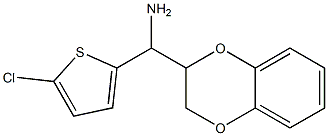 (5-chlorothiophen-2-yl)(2,3-dihydro-1,4-benzodioxin-2-yl)methanamine Structure