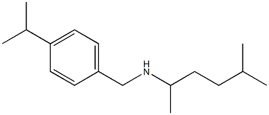 (5-methylhexan-2-yl)({[4-(propan-2-yl)phenyl]methyl})amine Structure