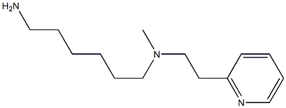 (6-aminohexyl)(methyl)[2-(pyridin-2-yl)ethyl]amine 구조식 이미지