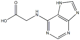 (7H-purin-6-ylamino)acetic acid Structure