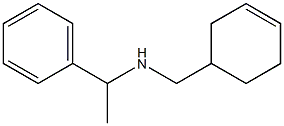 (cyclohex-3-en-1-ylmethyl)(1-phenylethyl)amine 구조식 이미지