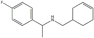 (cyclohex-3-en-1-ylmethyl)[1-(4-fluorophenyl)ethyl]amine Structure