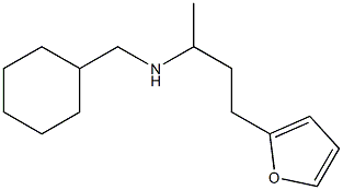 (cyclohexylmethyl)[4-(furan-2-yl)butan-2-yl]amine 구조식 이미지