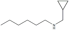 (cyclopropylmethyl)(hexyl)amine Structure