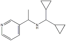 (dicyclopropylmethyl)[1-(pyridin-3-yl)ethyl]amine Structure