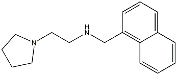 (naphthalen-1-ylmethyl)[2-(pyrrolidin-1-yl)ethyl]amine 구조식 이미지