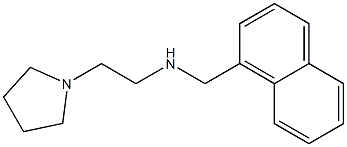 (naphthalen-1-ylmethyl)[2-(pyrrolidin-1-yl)ethyl]amine Structure