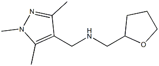 (oxolan-2-ylmethyl)[(1,3,5-trimethyl-1H-pyrazol-4-yl)methyl]amine 구조식 이미지