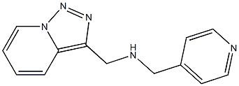 (pyridin-4-ylmethyl)({[1,2,4]triazolo[3,4-a]pyridin-3-ylmethyl})amine Structure