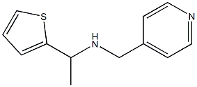 (pyridin-4-ylmethyl)[1-(thiophen-2-yl)ethyl]amine Structure