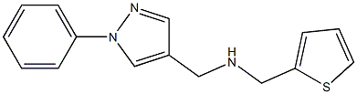 [(1-phenyl-1H-pyrazol-4-yl)methyl](thiophen-2-ylmethyl)amine 구조식 이미지