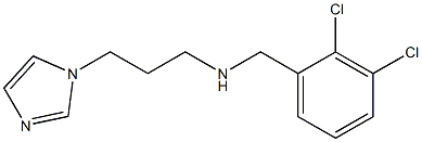 [(2,3-dichlorophenyl)methyl][3-(1H-imidazol-1-yl)propyl]amine 구조식 이미지