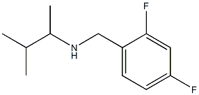 [(2,4-difluorophenyl)methyl](3-methylbutan-2-yl)amine 구조식 이미지