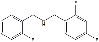 [(2,4-difluorophenyl)methyl][(2-fluorophenyl)methyl]amine Structure