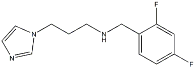 [(2,4-difluorophenyl)methyl][3-(1H-imidazol-1-yl)propyl]amine 구조식 이미지