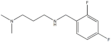 [(2,4-difluorophenyl)methyl][3-(dimethylamino)propyl]amine Structure