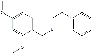 [(2,4-dimethoxyphenyl)methyl](2-phenylethyl)amine Structure
