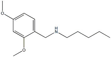 [(2,4-dimethoxyphenyl)methyl](pentyl)amine Structure