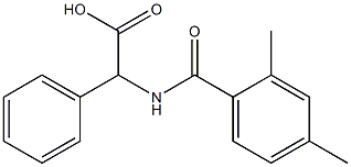 [(2,4-dimethylbenzoyl)amino](phenyl)acetic acid 구조식 이미지