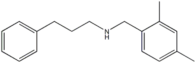 [(2,4-dimethylphenyl)methyl](3-phenylpropyl)amine Structure