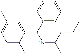 [(2,5-dimethylphenyl)(phenyl)methyl](pentan-2-yl)amine Structure