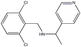 [(2,6-dichlorophenyl)methyl][1-(pyridin-4-yl)ethyl]amine 구조식 이미지