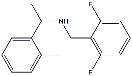 [(2,6-difluorophenyl)methyl][1-(2-methylphenyl)ethyl]amine Structure