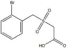 [(2-bromobenzyl)sulfonyl]acetic acid 구조식 이미지