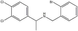 [(2-bromophenyl)methyl][1-(3,4-dichlorophenyl)ethyl]amine 구조식 이미지