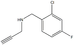 [(2-chloro-4-fluorophenyl)methyl](prop-2-yn-1-yl)amine 구조식 이미지