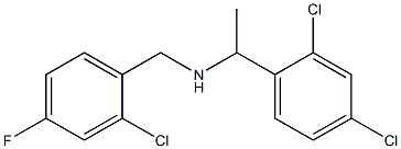 [(2-chloro-4-fluorophenyl)methyl][1-(2,4-dichlorophenyl)ethyl]amine 구조식 이미지