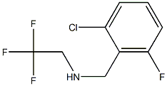 [(2-chloro-6-fluorophenyl)methyl](2,2,2-trifluoroethyl)amine Structure