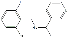 [(2-chloro-6-fluorophenyl)methyl][1-(pyridin-3-yl)ethyl]amine Structure