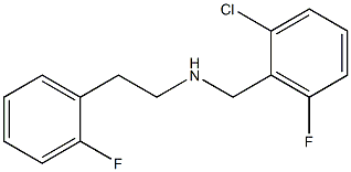 [(2-chloro-6-fluorophenyl)methyl][2-(2-fluorophenyl)ethyl]amine 구조식 이미지