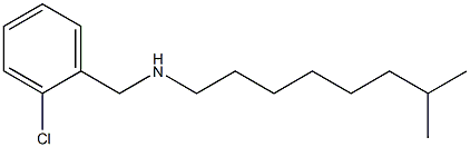 [(2-chlorophenyl)methyl](7-methyloctyl)amine Structure