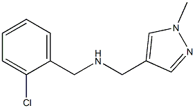 [(2-chlorophenyl)methyl][(1-methyl-1H-pyrazol-4-yl)methyl]amine Structure