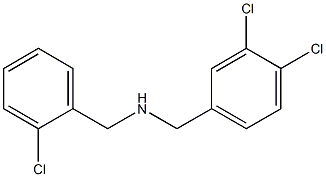 [(2-chlorophenyl)methyl][(3,4-dichlorophenyl)methyl]amine 구조식 이미지