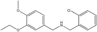 [(2-chlorophenyl)methyl][(3-ethoxy-4-methoxyphenyl)methyl]amine 구조식 이미지