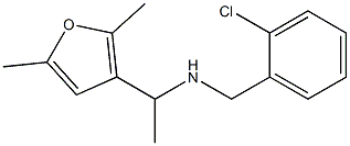 [(2-chlorophenyl)methyl][1-(2,5-dimethylfuran-3-yl)ethyl]amine 구조식 이미지