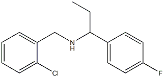 [(2-chlorophenyl)methyl][1-(4-fluorophenyl)propyl]amine 구조식 이미지