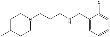 [(2-chlorophenyl)methyl][3-(4-methylpiperidin-1-yl)propyl]amine Structure