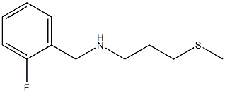 [(2-fluorophenyl)methyl][3-(methylsulfanyl)propyl]amine Structure