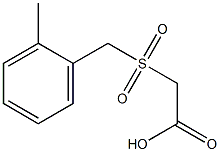 [(2-methylbenzyl)sulfonyl]acetic acid 구조식 이미지