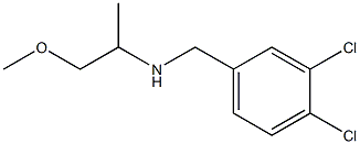 [(3,4-dichlorophenyl)methyl](1-methoxypropan-2-yl)amine 구조식 이미지